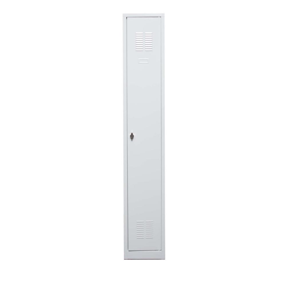 Vestiaire mtal monobloc Primo Iso industrie propre 1 colonne L 30 cm - Gris