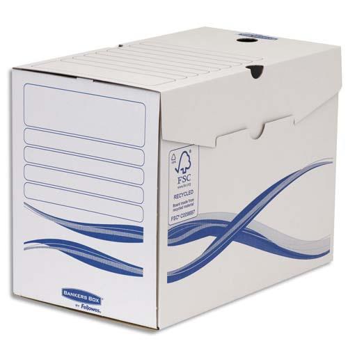 Bote d?emballage - Fellowes 4460403, Bote d'emballage, Rangement, Carton, Bleu, Blanc, Rectangle, 197 mm