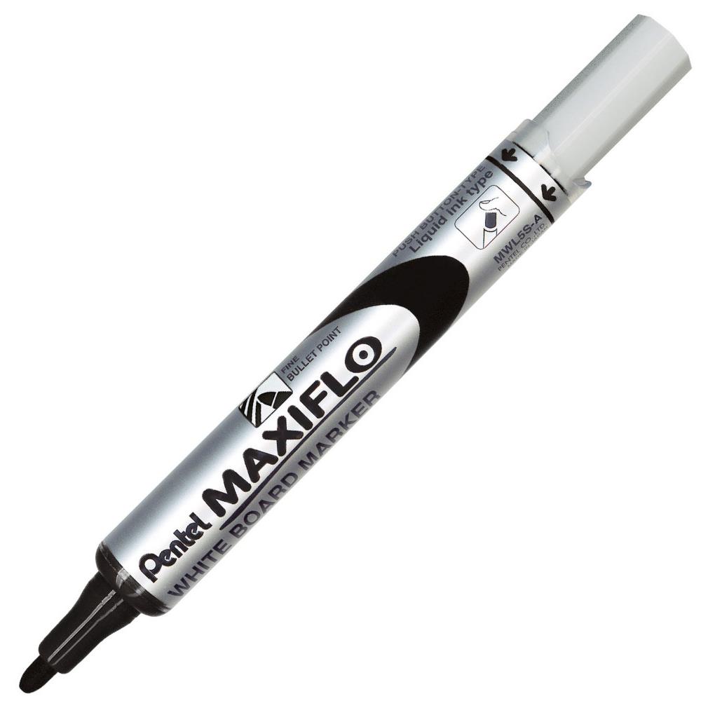 Marqueur effaable sec Pentel Maxiflo L5S-A - pointe ogive moyenne - noir