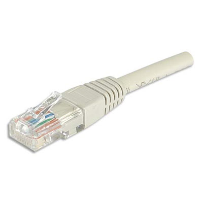 Cordon RJ45 catgorie 5e U/UTP gris - 2 m