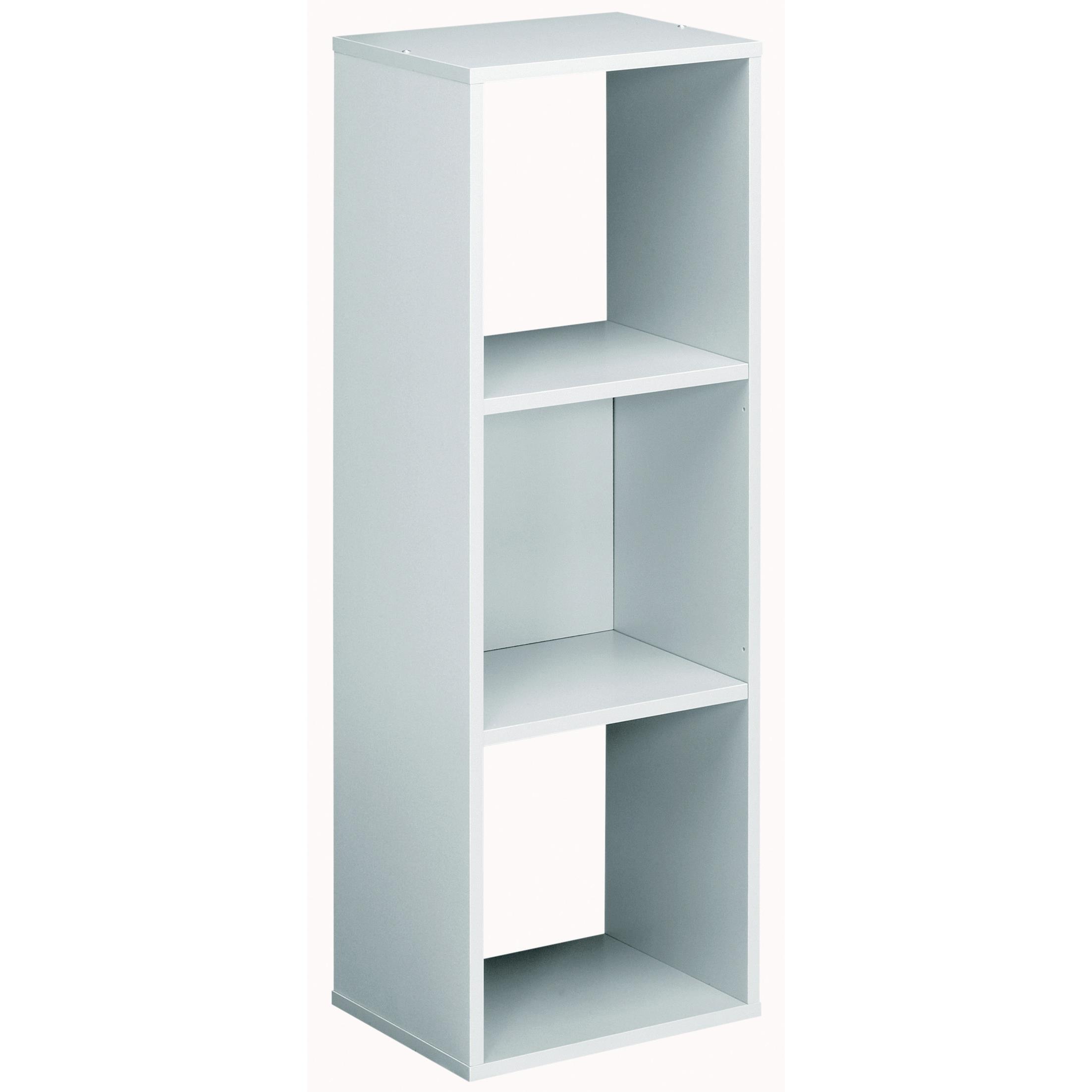 Module biblioth�que multicases classique - 3 cases - aluminium
