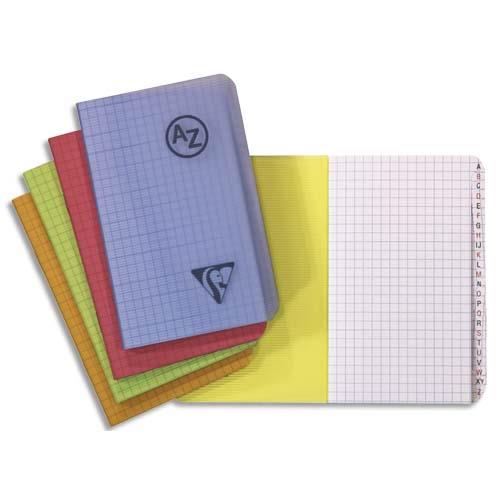 Rpertoire Clairefontaine Linicolor - reliure intgrale - 100 pages - 11 x 17 cm - couverture polypro assorties