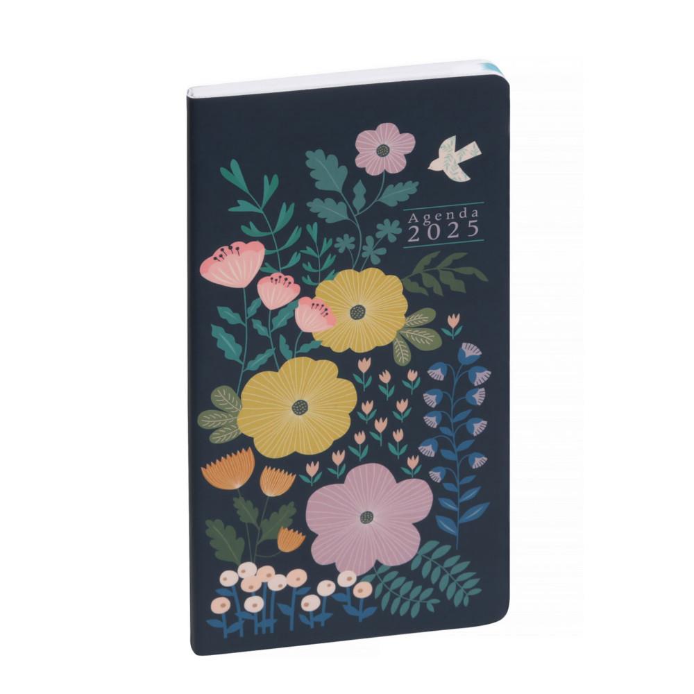 Agenda semainier Exacompta de poche EasyTime 17 Mini Labo 9 x 17 cm - Bleu - Janvier � D�cembre 2027