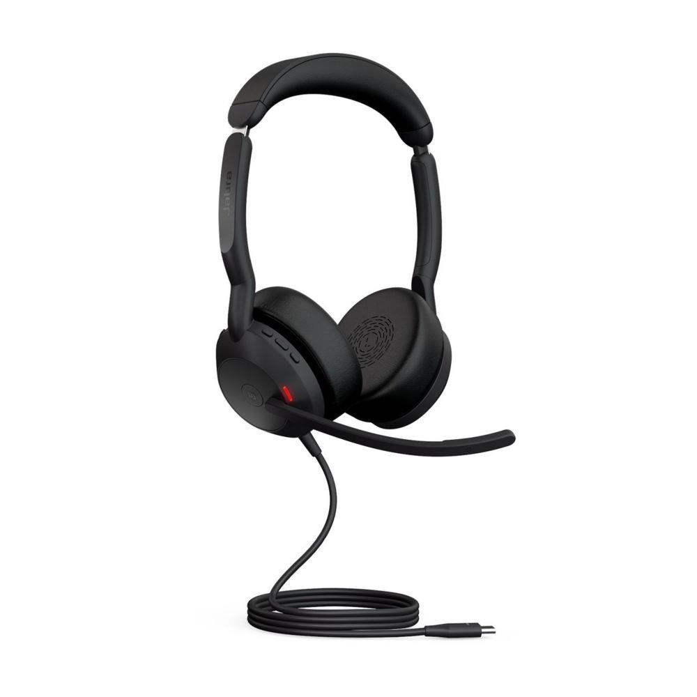 Casque filaire USB-C Jabra Evolve2 50 MS Duo - Noir