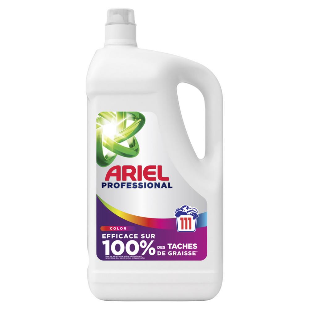 Lessive Liquide Ariel Professionnelle Couleur Protect pour le linge - Bidon de 111 doses