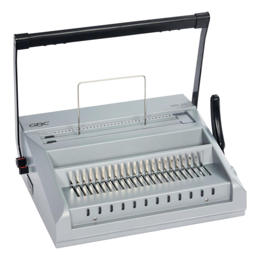 Machine  relier GBC MB20 Multibind pour anneaux spirale mtallique - Capacit 500 feuilles -70 g/m  - Gris