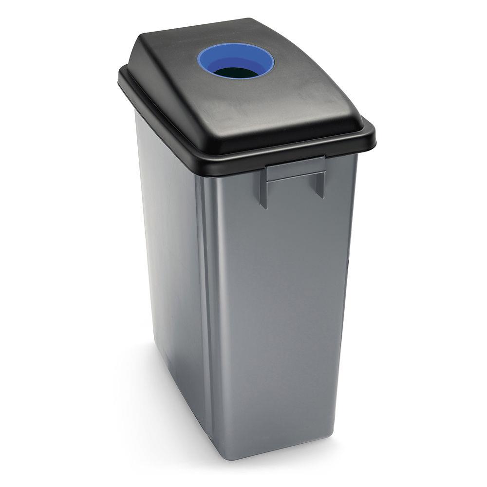 Couvercle pour poubelle de tri Raja -60 L - Bleu