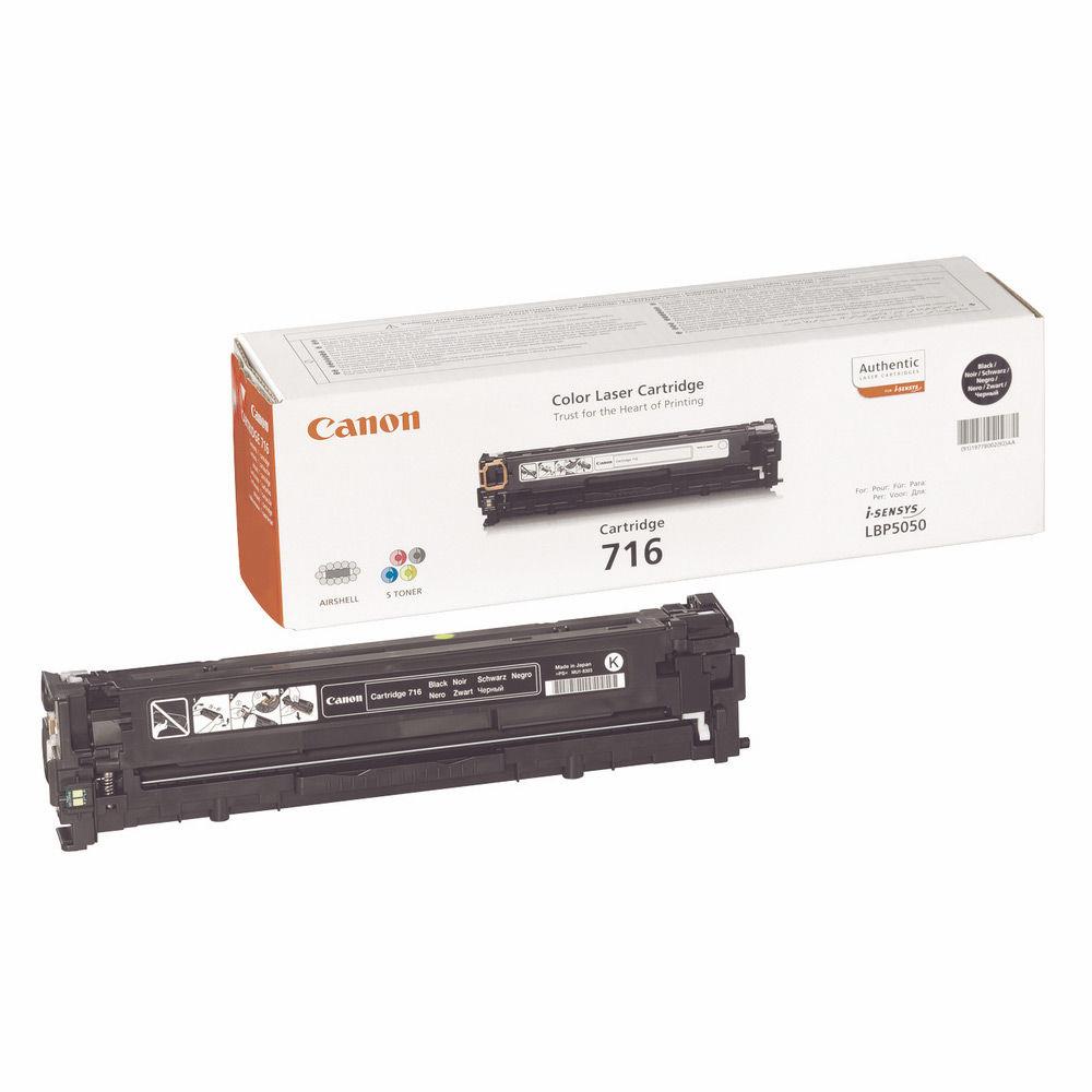Cartouches de toner - Canon cartridge 716 black cartouche de toner 1 pice(s) original noir