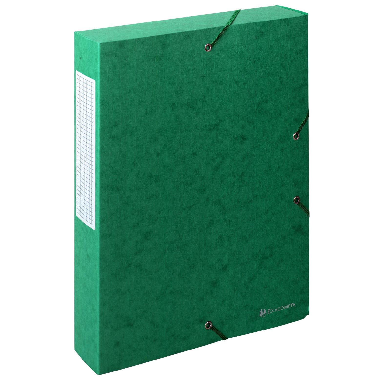 Bote de rangement Exacompta Nature Future Exabox - A4 - 60 mm - vert