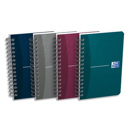 Carnet Oxford Office - spirales - couverture souple - format 9x14cm - 180 pages - rglure 5x5