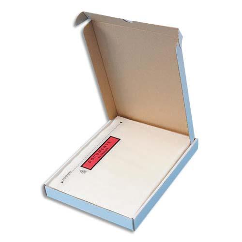 Pochettes d'expdition document ci-inclus - format 225 x 165 mm transparent - paquet de 100 pochettes