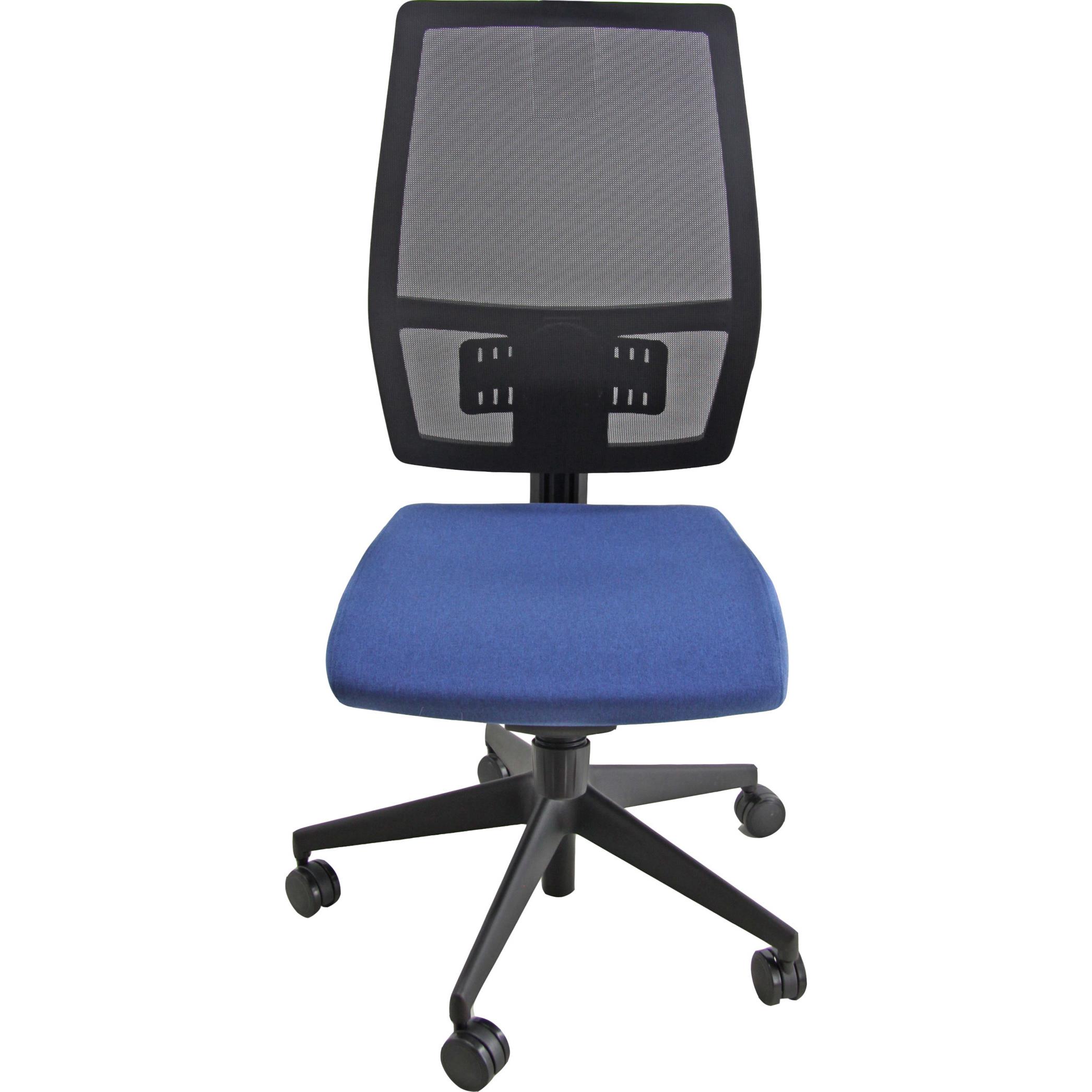 Si�ge de bureau Sigma - maille filet , tissu bleu