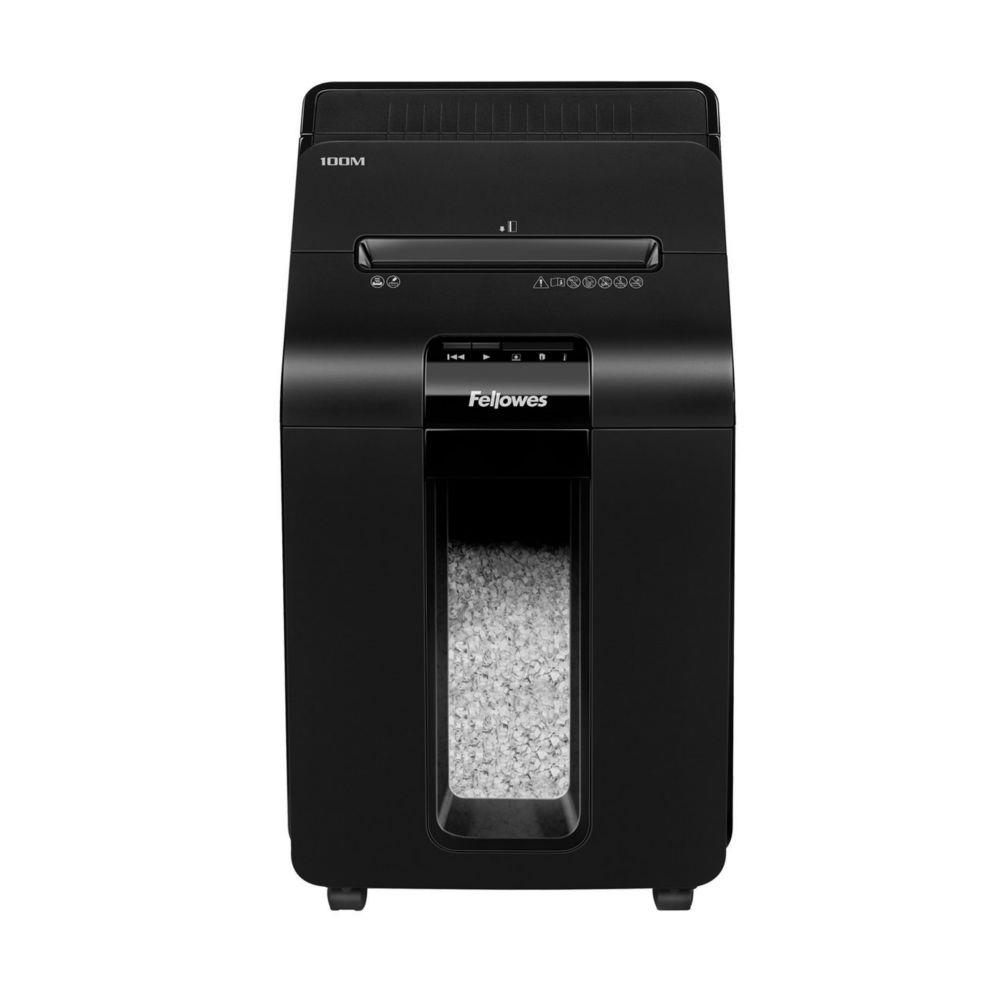 Fellowes automax 100m destructeur de papier dcoupage en particules 22 cm noir