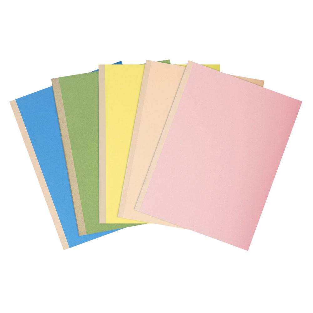 Chemise  soufflet Exacompta Forever - dos toil - carte 320g recycle - 24 x 32 cm - coloris assortis - paquet de 10