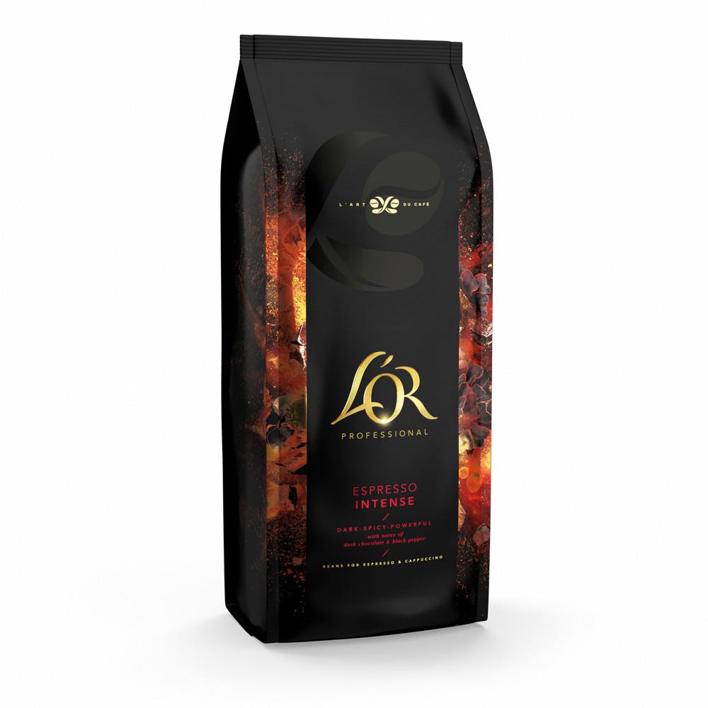 Caf en grains Espresso Intense L'Or - UTZ - paquet de 1 kg