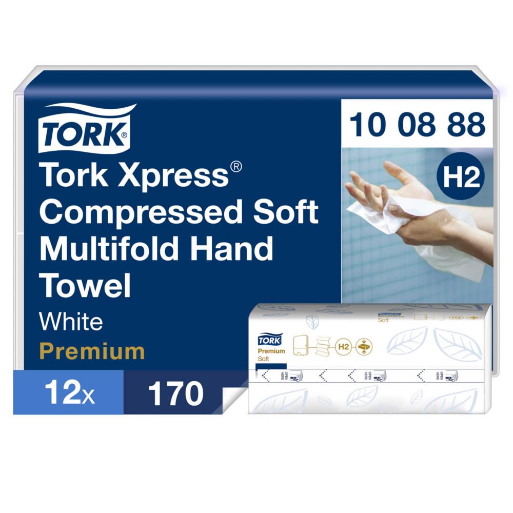Essuie-mains doux pliage interfolis Tork Xpress -en M - 170 feuilles - Lot de 12