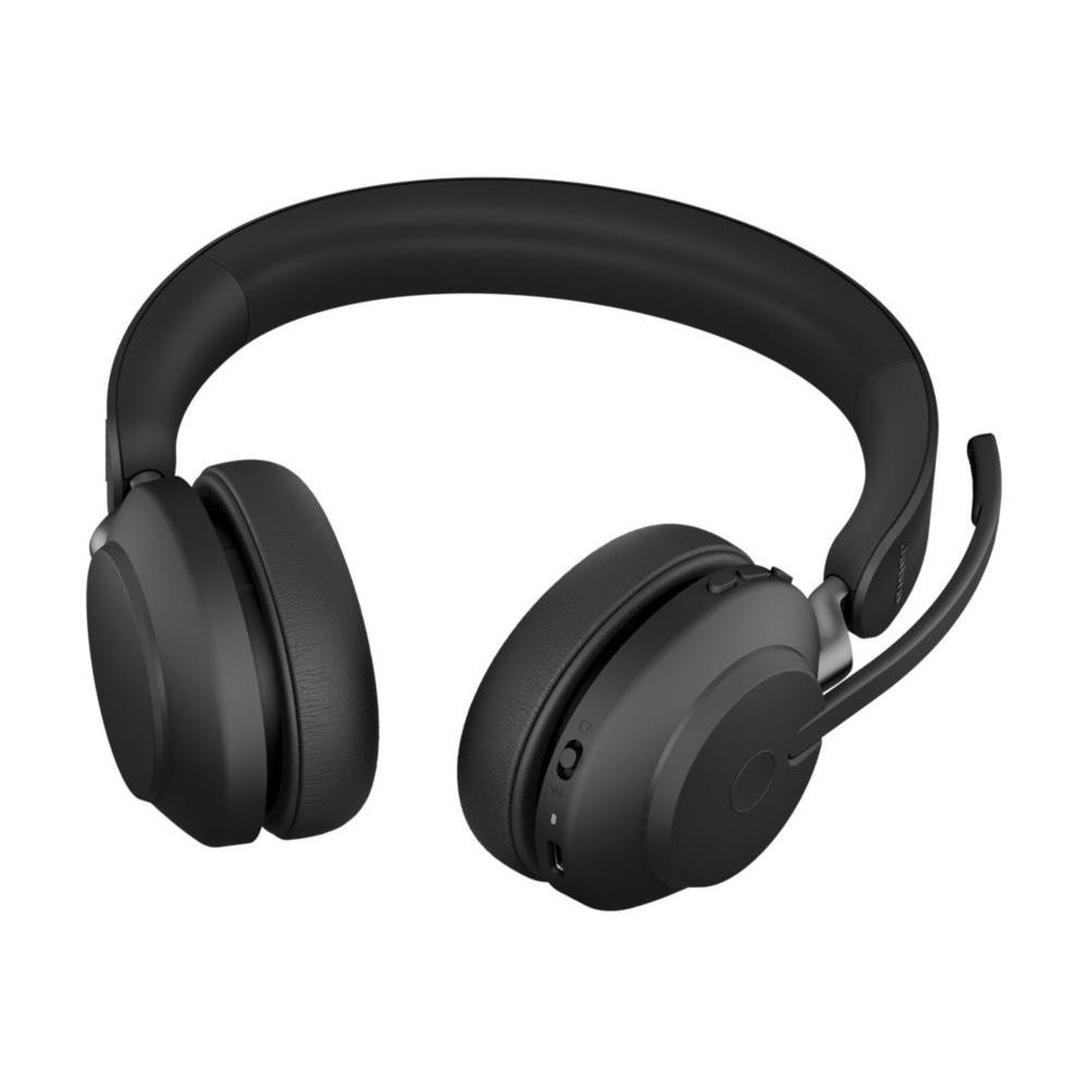 Casque sans fil Evolve2 65 Jabra - 2 couteurs - micro anti-bruit - noir