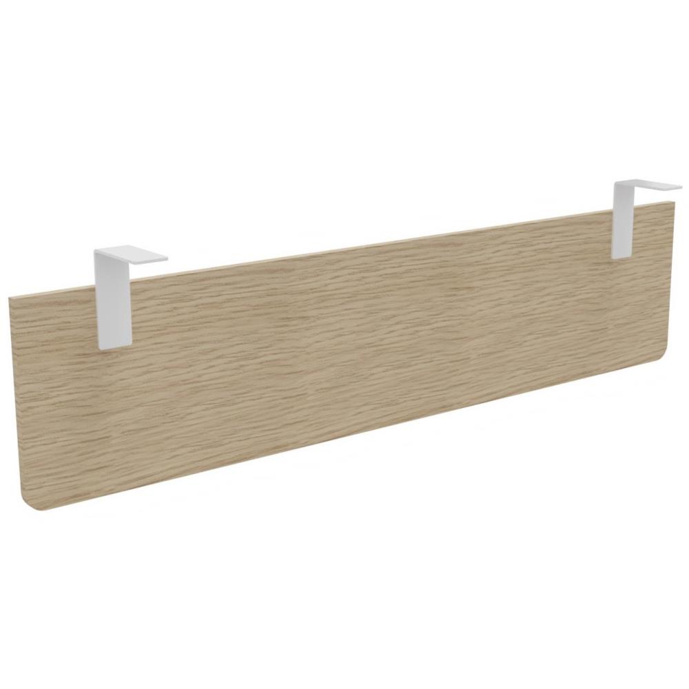 Voile de fond Triomphe , E-Link m�lamin� Ch�ne - Pour bureau L 160 cm fixation blanche