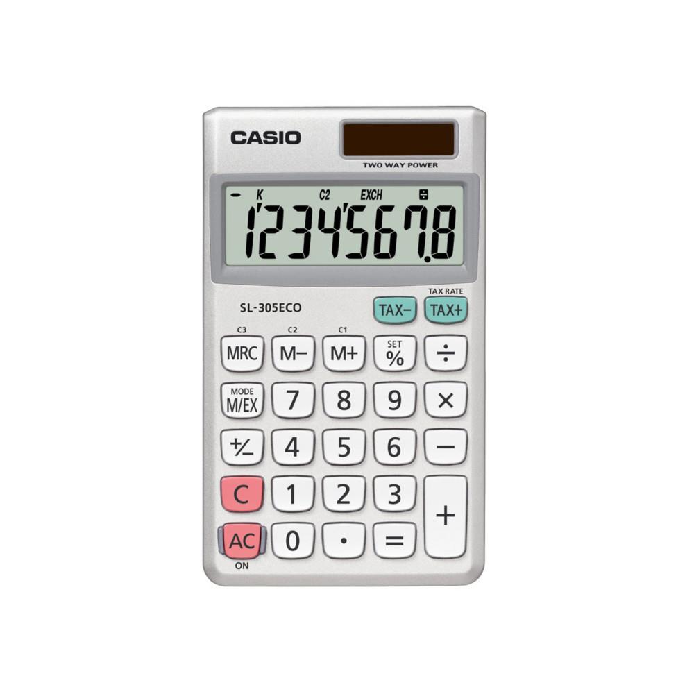 Calculatrice de bureau Casio SL-305ECO - 8 chiffres