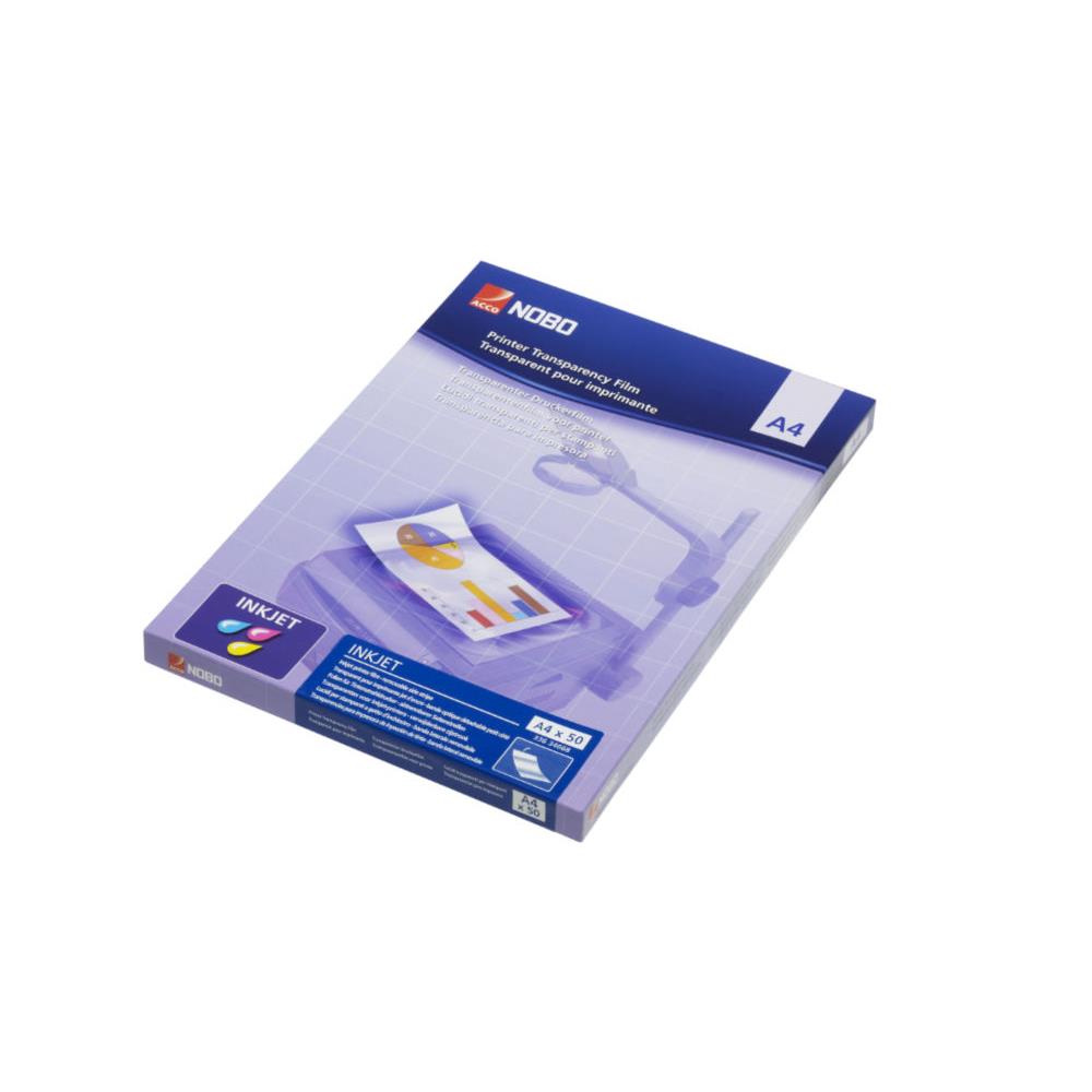 Transparents Nobo pour jet d'encre - paquet 50 units