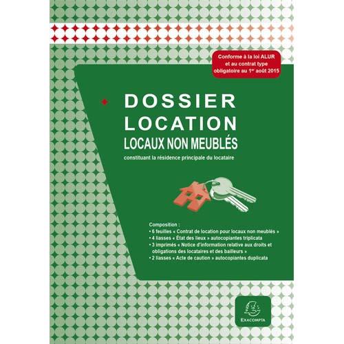 Dossier de location locaux vacants / non meubls Exacompta 44E