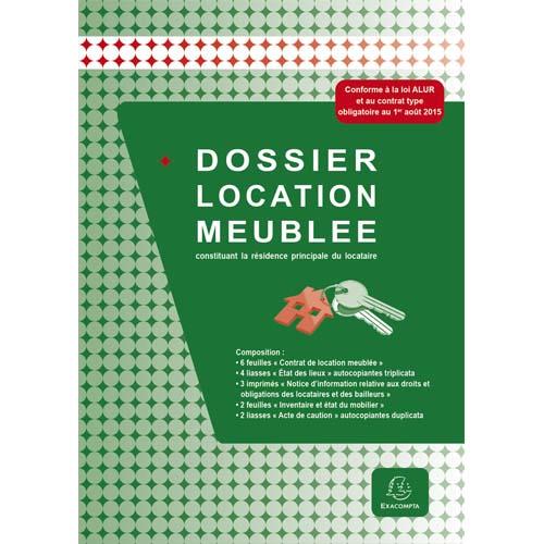 Dossier de location meuble propritaire louant moins de 4 logements 49E