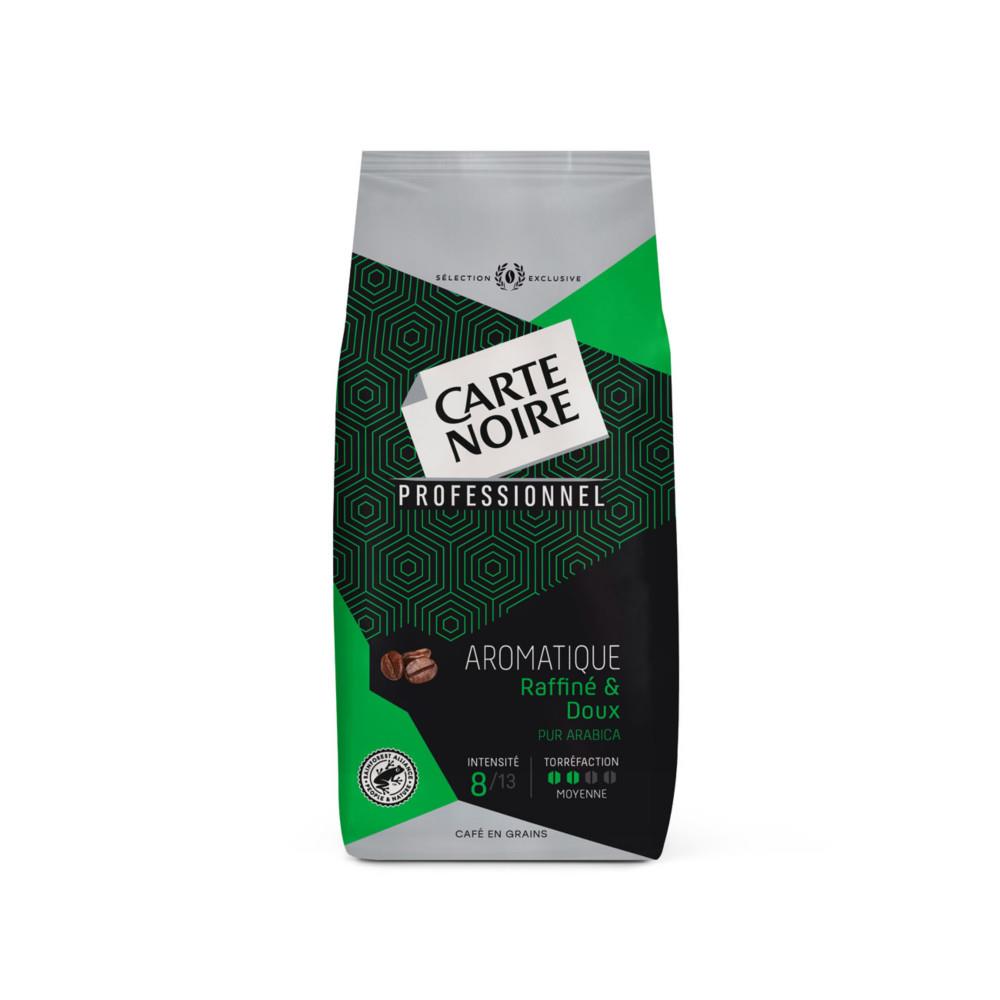 Professionnel Caf� Carte Noire en grain Aromatique doux et rafin� - Intensit� 8 - Paquet de 1 kg