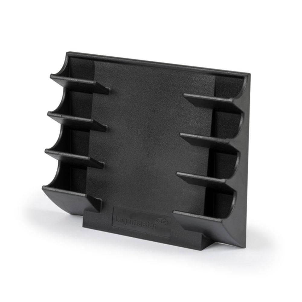 Porte-marqueurs magntique rectangulaire Legamaster 12 x 15,5 x 4 cm pour tableaux en verre - Noir