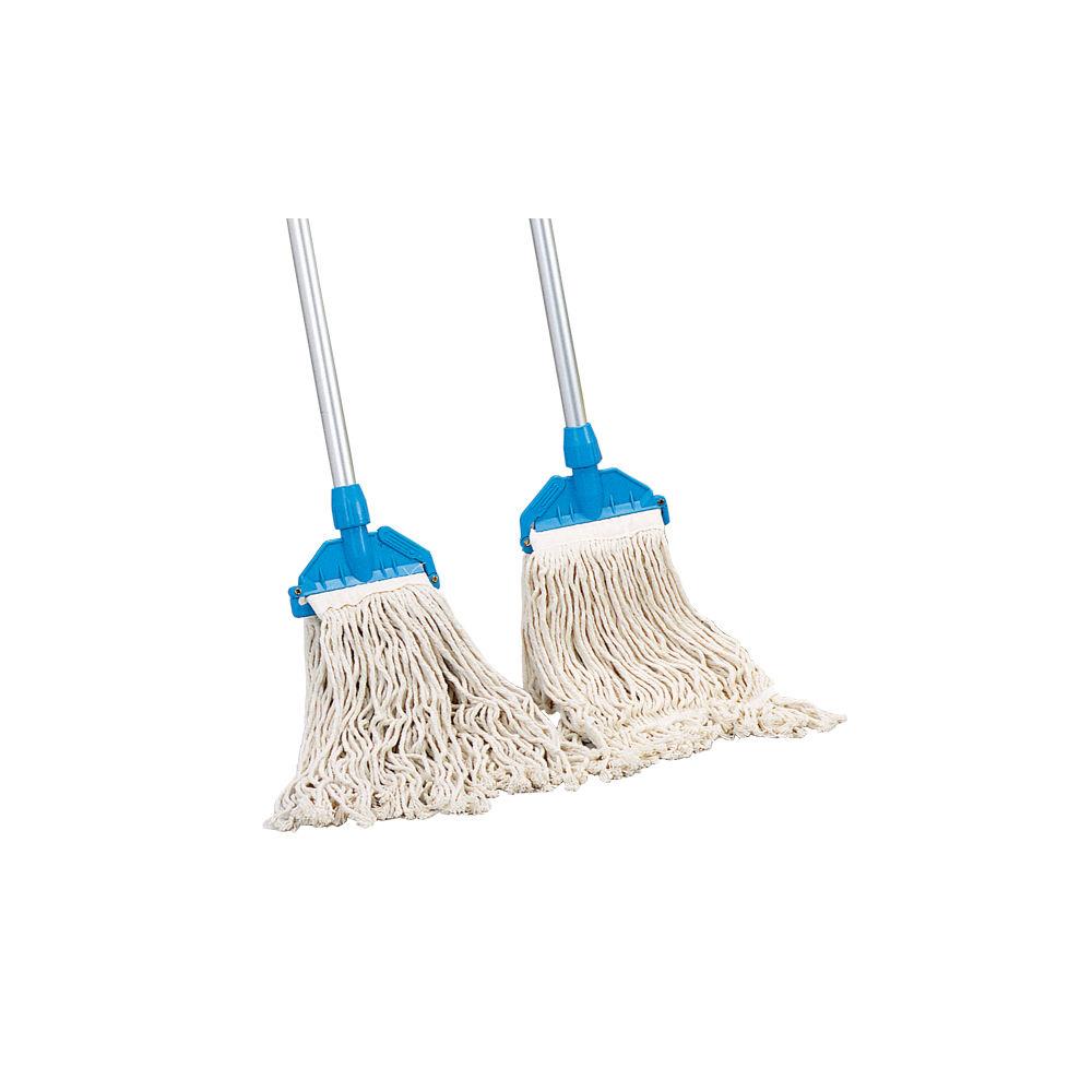 Frange Rubbermaid Faubert coton cousue - 400 g blanche