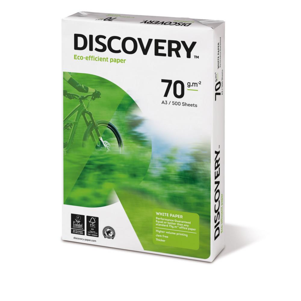 Papier A3 Discovery blanc Eco-Efficient Paper - 70g - Ramette de 500 feuilles