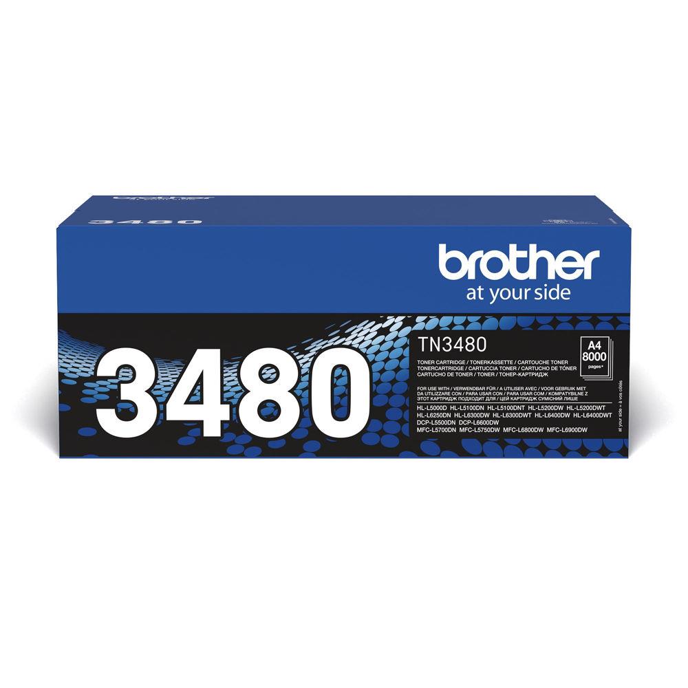 Cartouches de toner - Brother cartouche de toner tn-3480 originale - noir