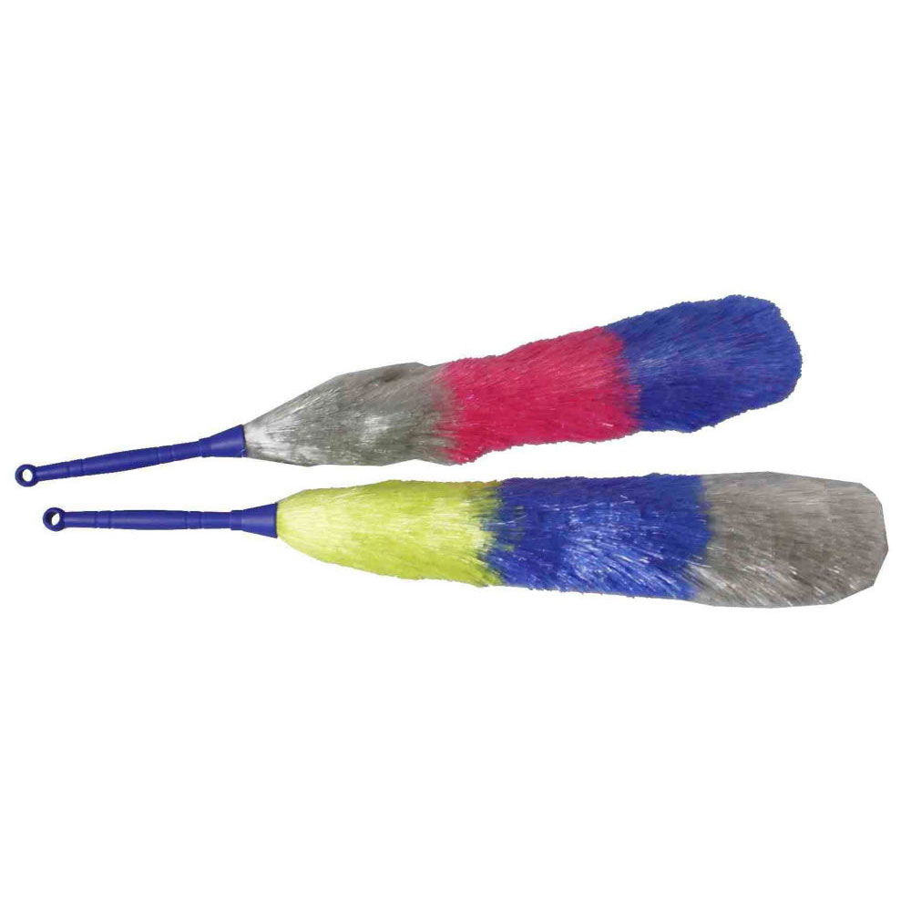 Plumeau antistatique multicolore