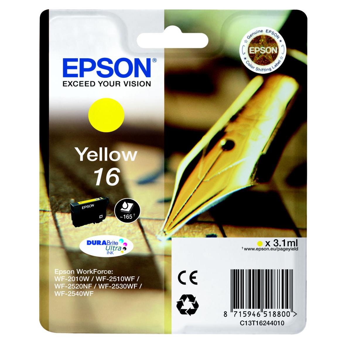 Cartouches pour imprimantes - Epson pen and crossword cartouche "stylo  plume" 16 - encre durabrite ultra j