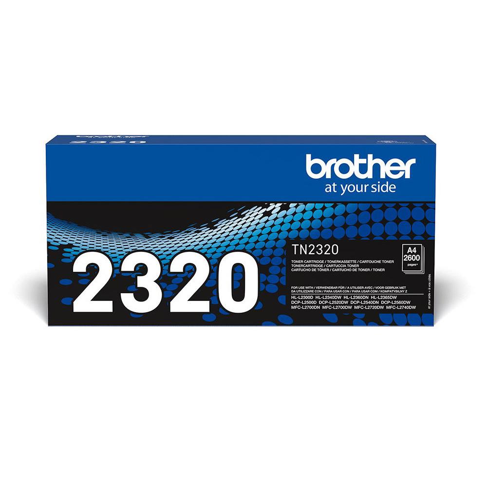 Cartouches de toner - Brother tn-2320 - cartouche de toner originale  haut rendement - noir