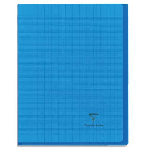 Cahier Clairefontaine Kover Book - reliure pique - couverture polypro - 2 rabats - 17 x 22 cm - 96 pages - sys