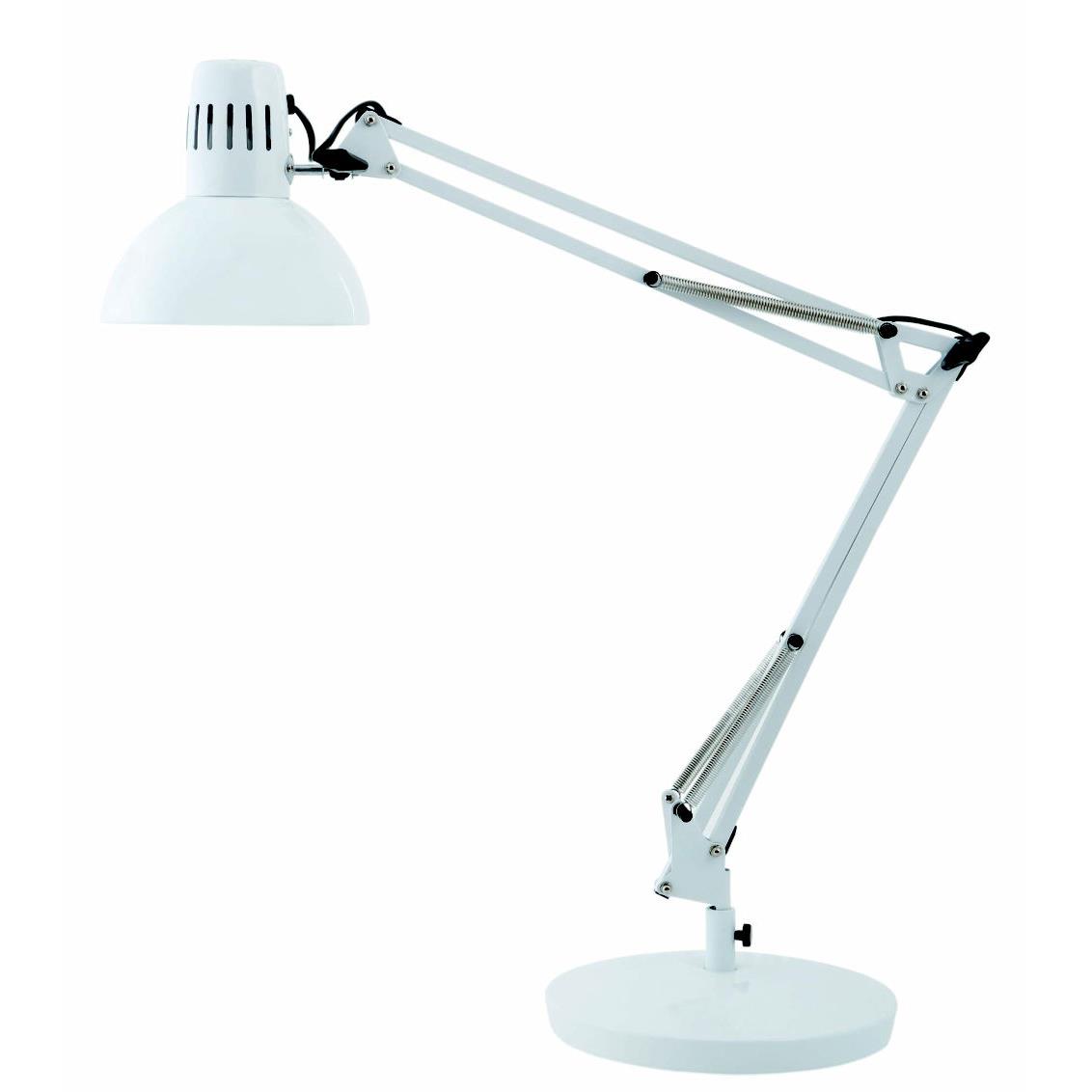 Lampe de bureau Architecte - puissance 20W - culot E27 - blanc