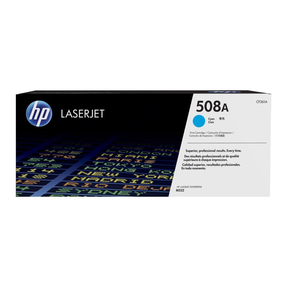Cartouches de toner - Hp 508a toner laserjet cyan authentique