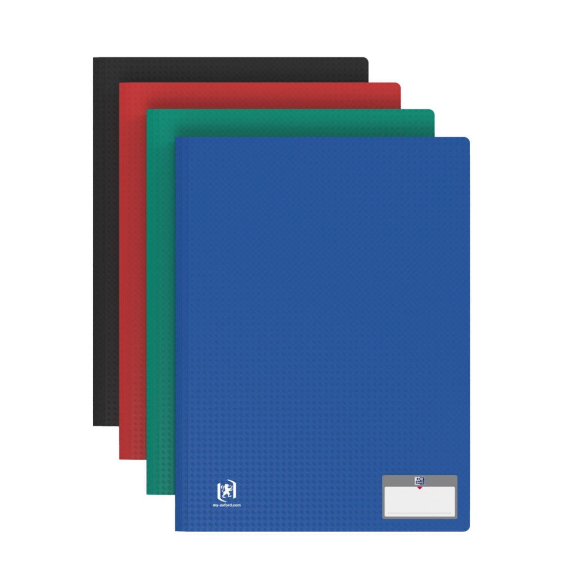 Protege document Elba - en polypropylene memphis - assortis classique - 30 pochettes/60 vues