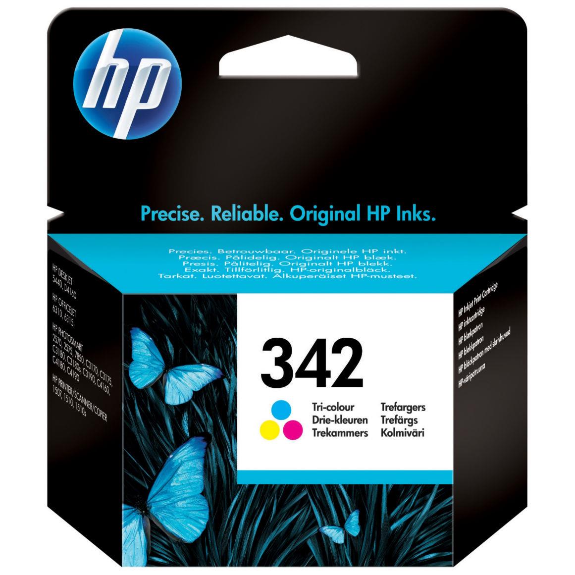 Cartouches pour imprimantes - Hp 342 cartouche d'encre trois couleurs authentique