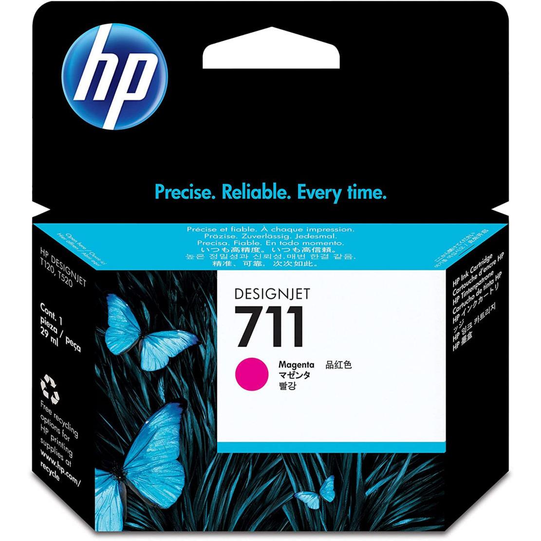 Hp 711 cartouche d'encre designjet magenta, 29 ml