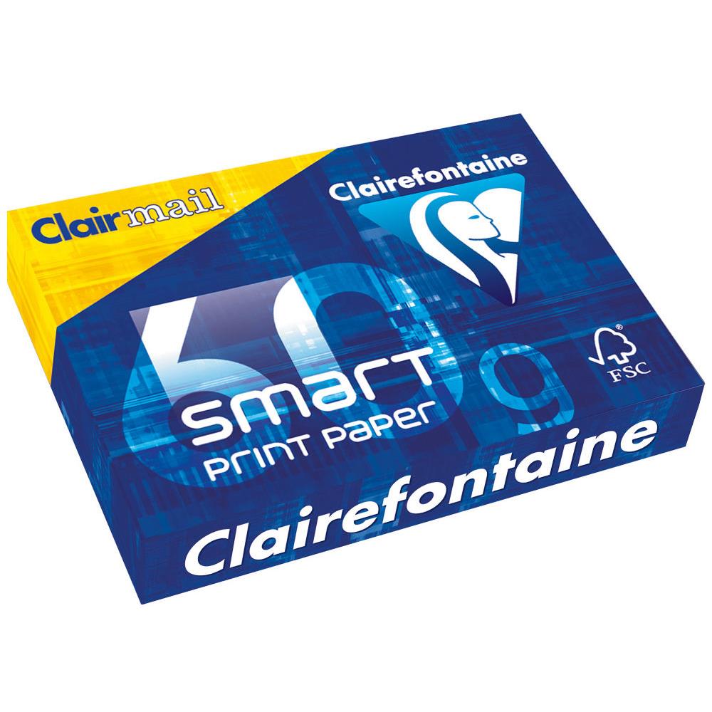 Papier Clairefontaine Smart - extra blanc - 60 g - A4 - ramette de 500 feuilles