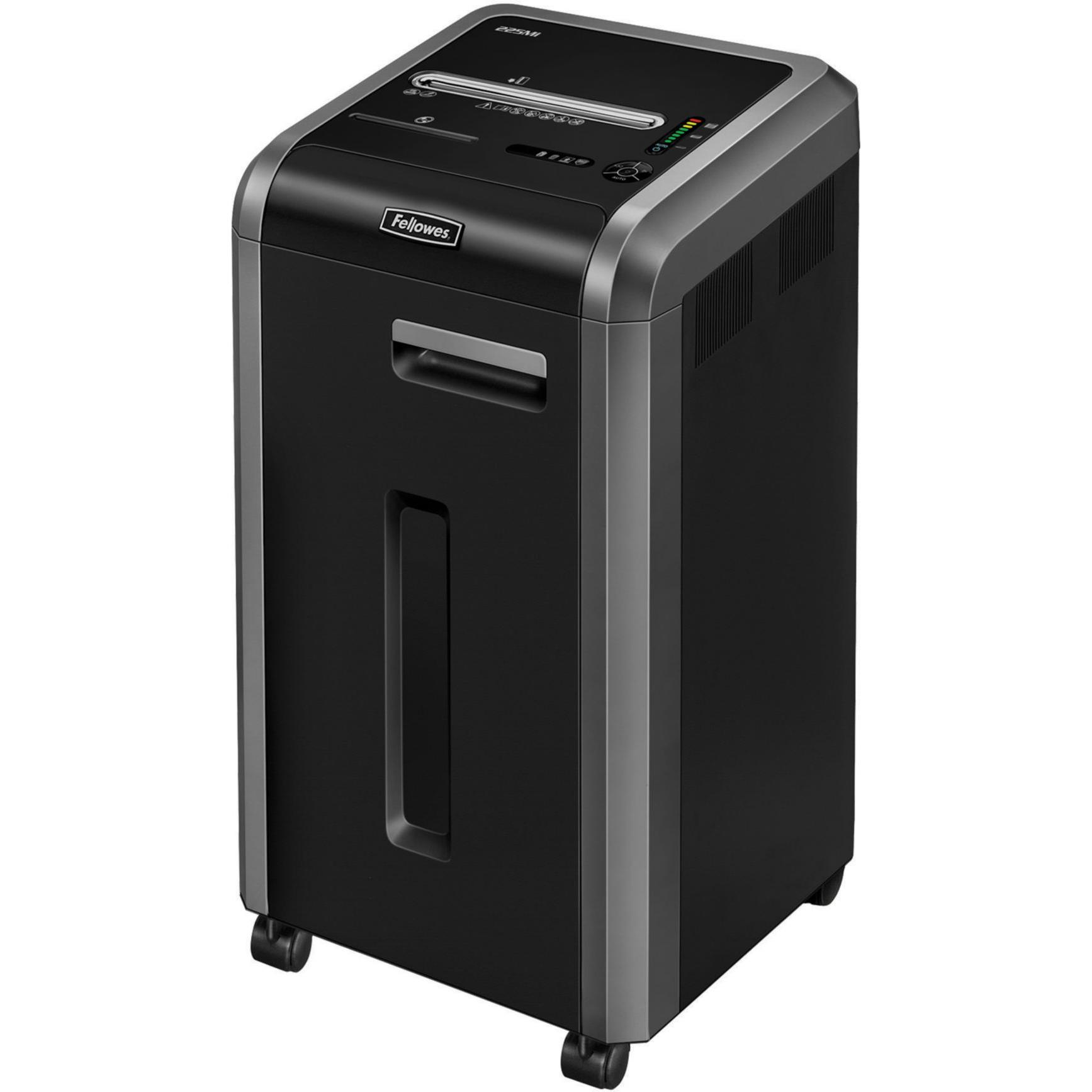 Fellowes 225mi destructeur de papier dcoupage par micro-broyage 24 cm noir