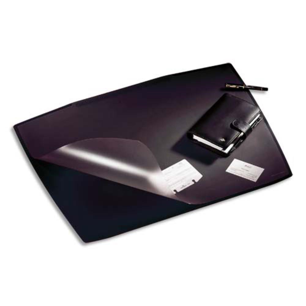 Sous-main Durable Artwork avec rabat transparent antireflet 65 x 52 cm - Noir