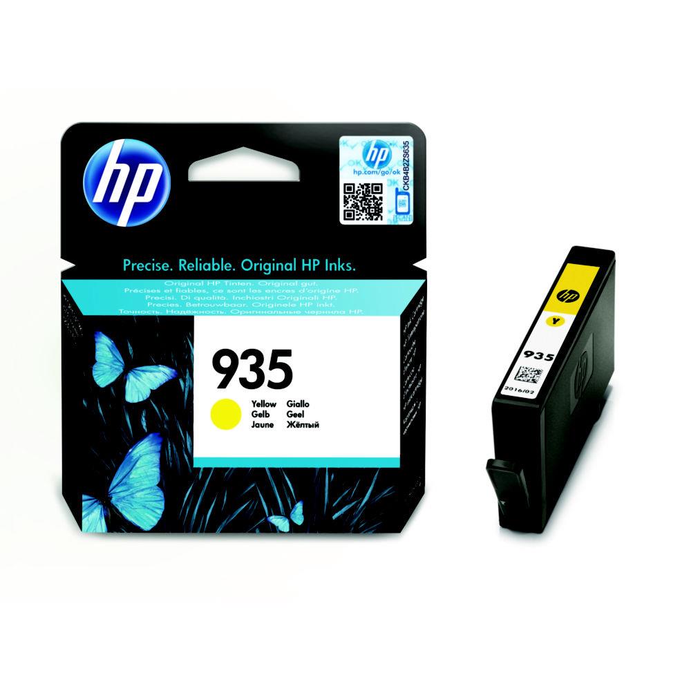 Cartouches pour imprimantes - Hp 935 cartouche d'encre jaune authentique