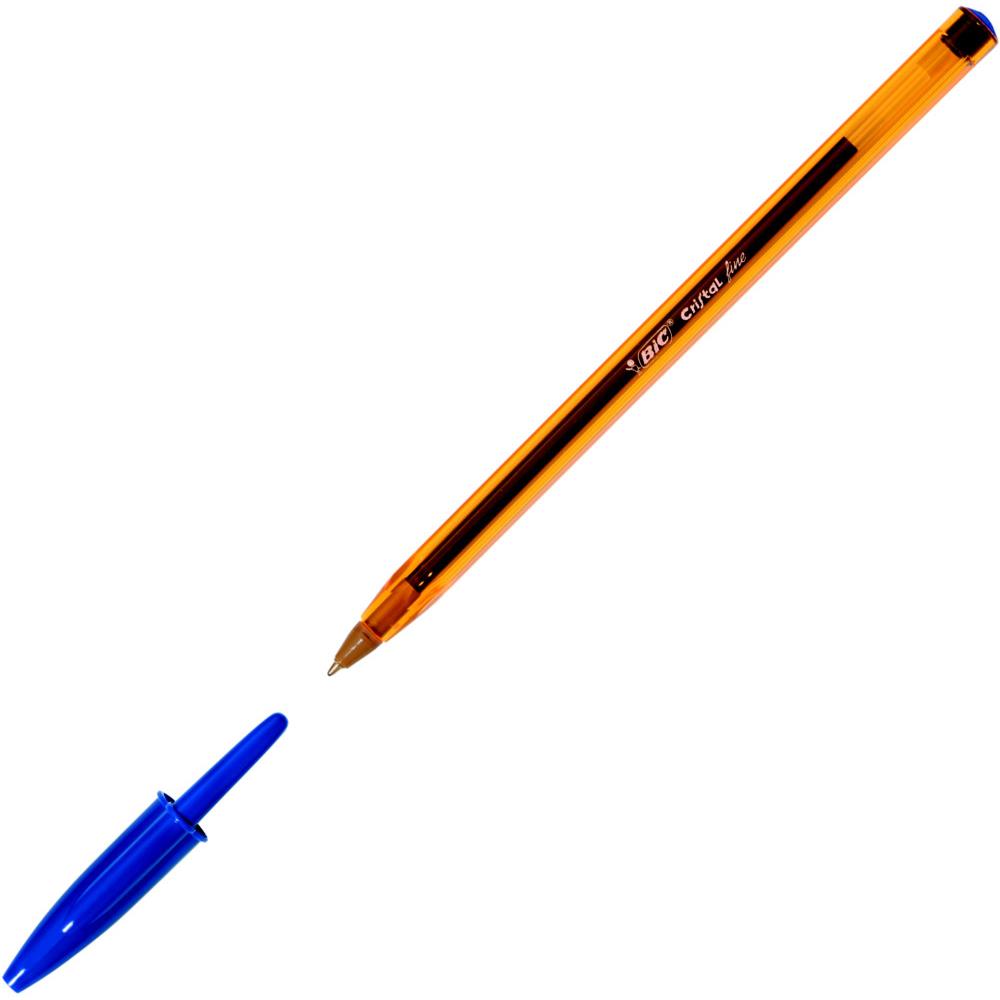Stylo  bille cristal fine - bleu