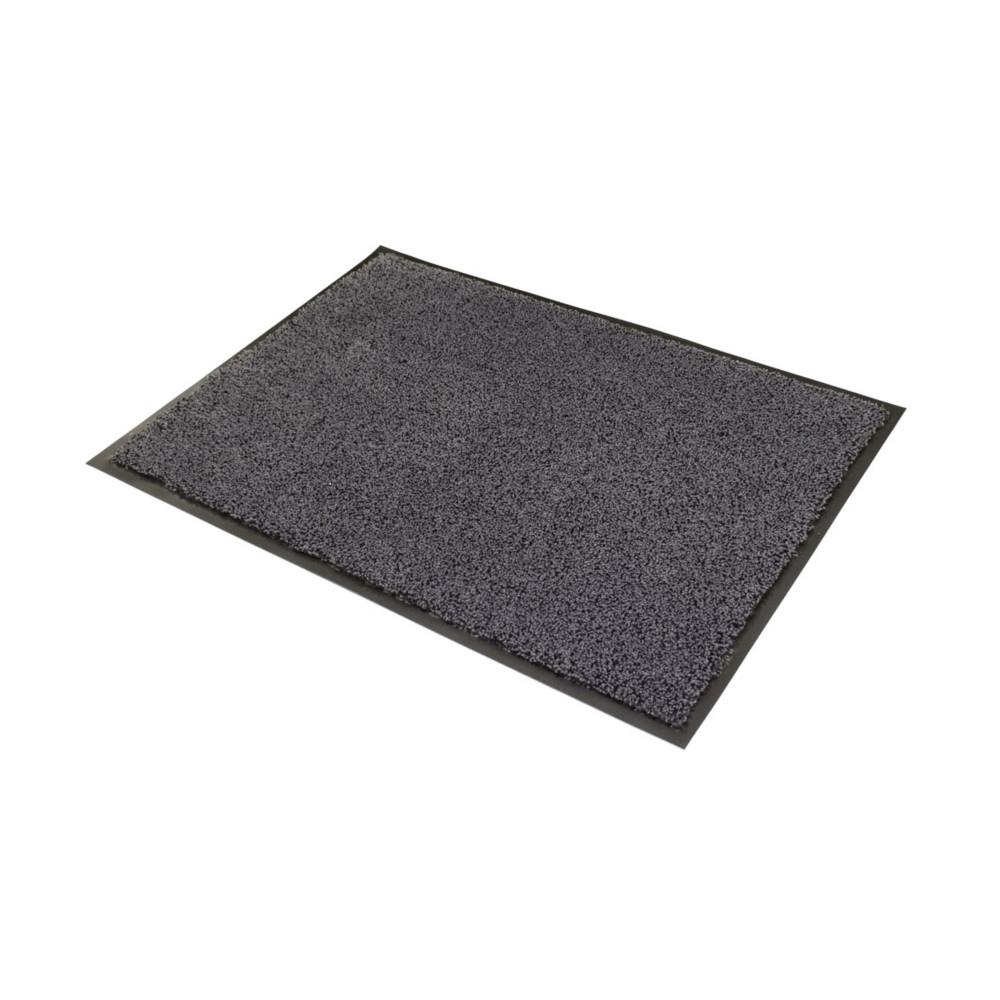 Tapis de sol intrieur anti salissures absorbant Paperflow Cosmos - 80 x 150 cm - Gris anthracite