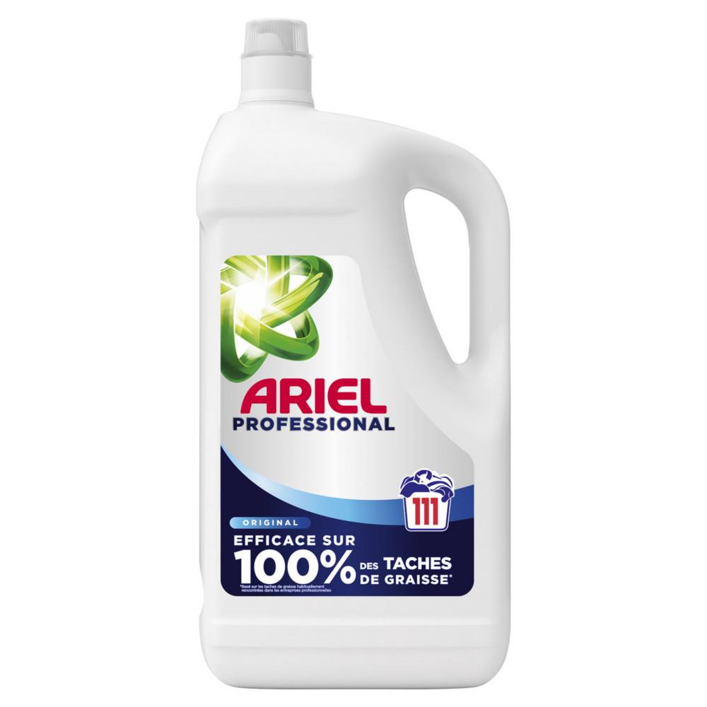 Lessive Professionnelle Ariel Original pour le linge - Bidon de 111 doses