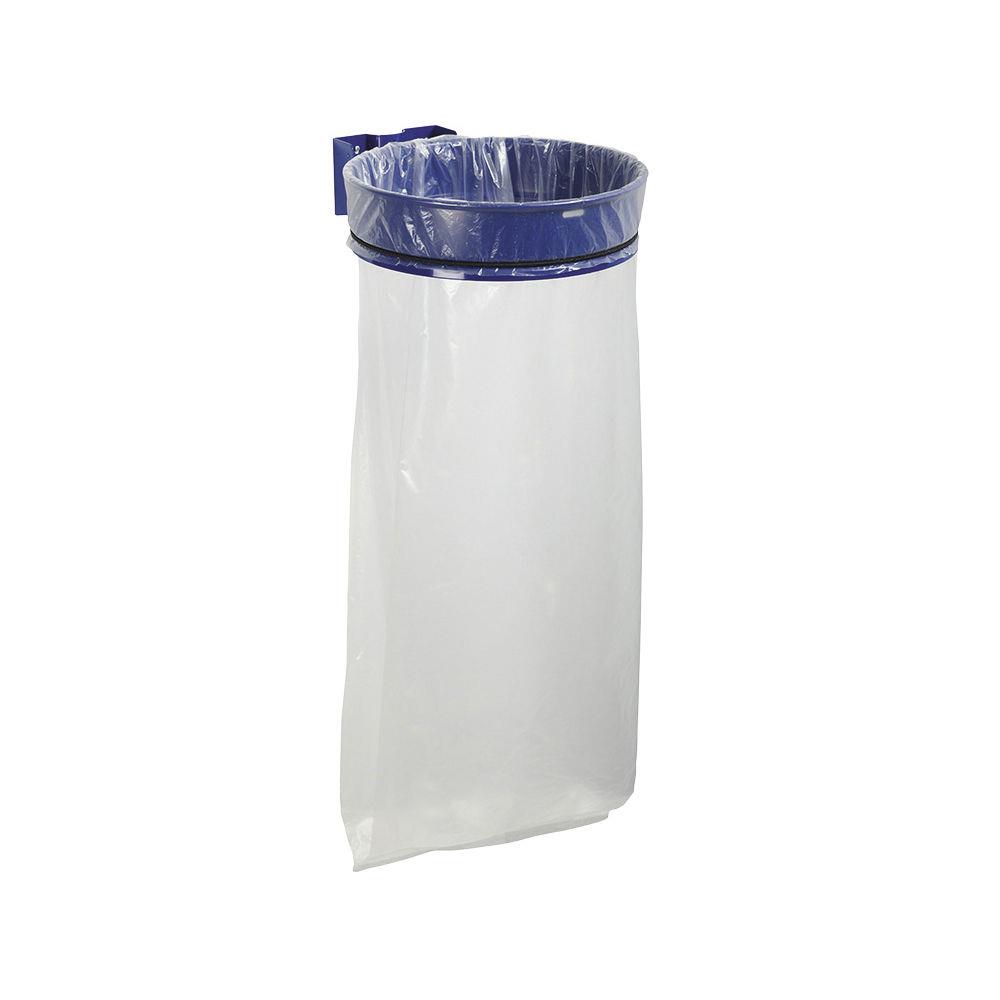 Support-sac mural sans couvercle Rossignol - 110 L - Bleu