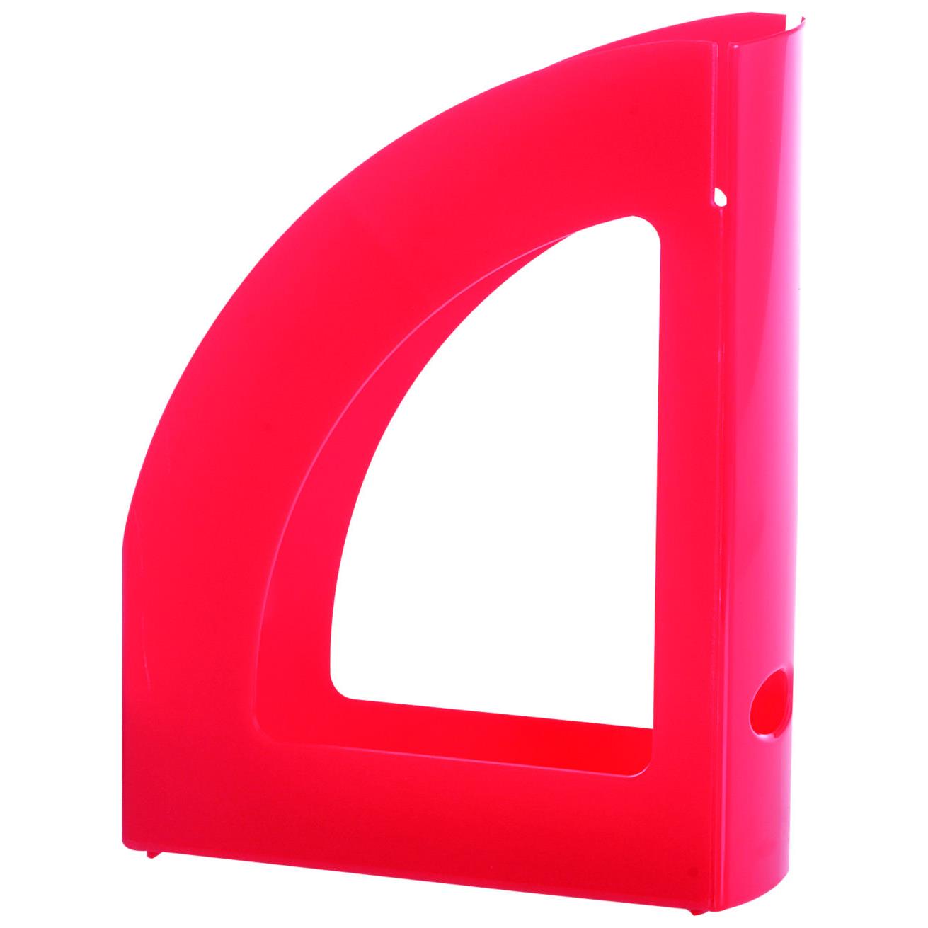 Porte-revues RAJA en polystyrne recycl - Rouge opaque