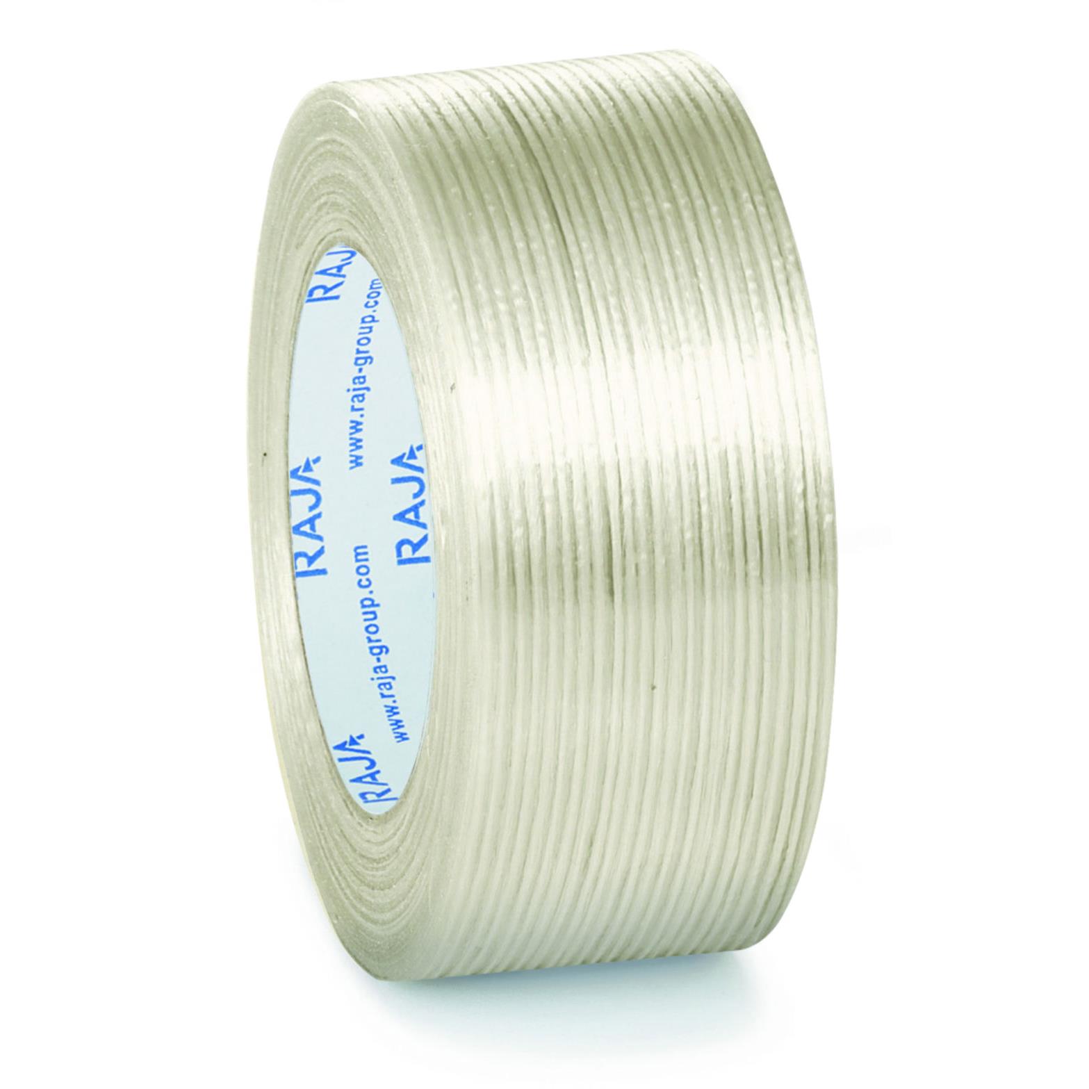 Ruban adhsif arm d'emballage RAJA - polypropylne arm fil  fil 110 microns 50 mm x 50 m - Transparent  - lot de 6